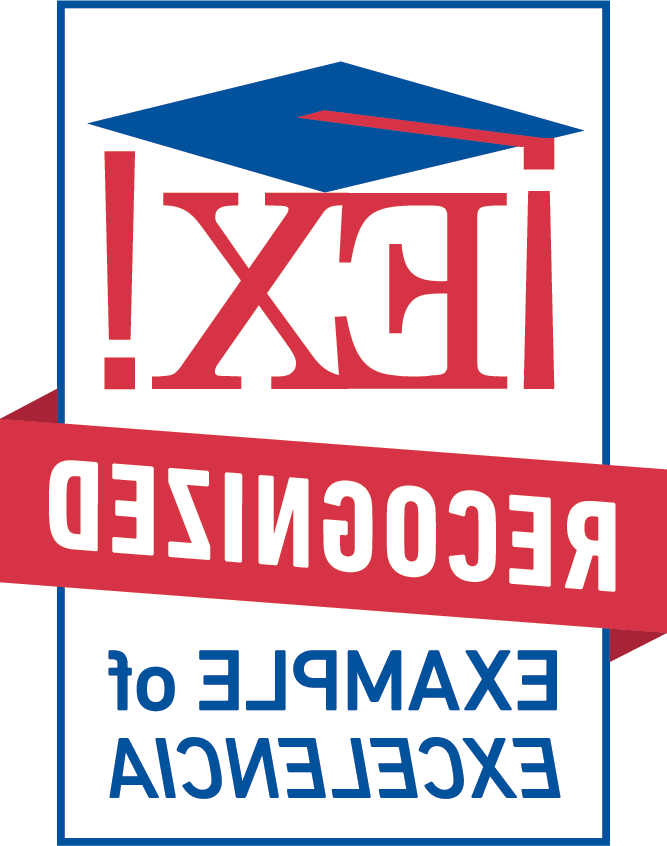 badge for recognized example of exelencia